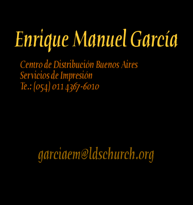 Enrique Manuel Garcia contact information